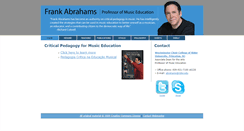 Desktop Screenshot of frankabrahams.com